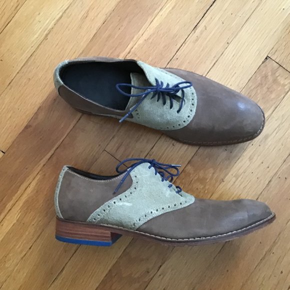 Cole Haan Shoes | Nwob Cole Haan Air Colton Saddle Shoes. 8.5 M | Color: Brown/Tan | Size: 8.5 | Luluhendy's Closet